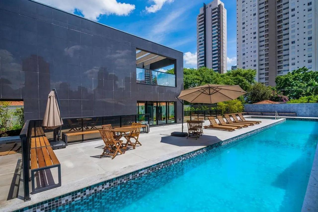 Апартаменти Anylife Comfort Vila Olimpia 136 Сан-Паулу Екстер'єр фото